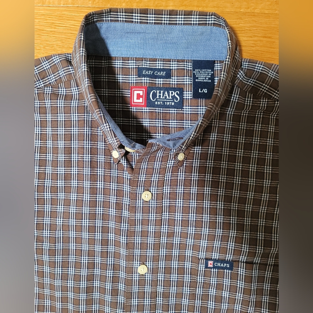 Chaps Plaid Button-Down Shirt
